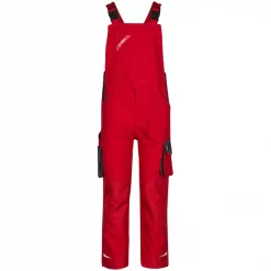 Engel Workwear Engel Galaxy Latzhose Für Kinder, Tomaten Rot/Anthrazitgrau