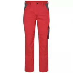 Engel Workwear Engel Enterprise Hose, Slim Fit, Rot/Grau, Herren