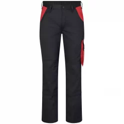 Engel Workwear Engel Enterprise Hose, Slim Fit, Schwarz/Rot, Herren