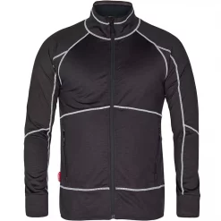 Engel Workwear Engel Midlayer Cardigan, Schwarz, Herren