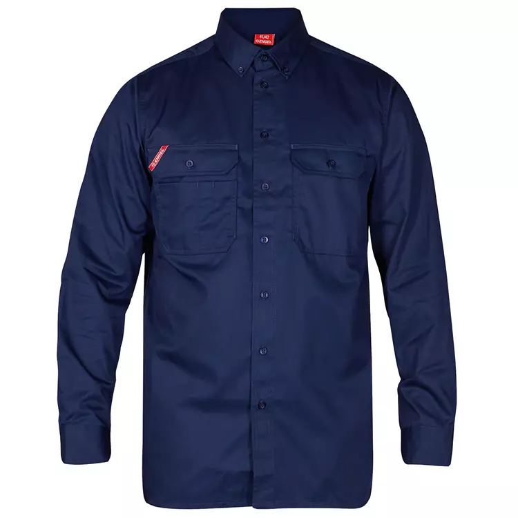 Engel Workwear Engel Arbeitshemd, Anthrazitgrau, Herren – Bild 8