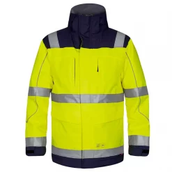 Engel Workwear Engel Parka Jacke, Hi-vis Gelb/marine, Herren