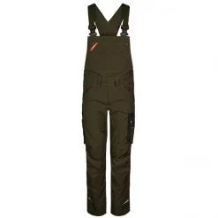 Engel Workwear Engel Galaxy Damen Latzhose, Waldgrün/Schwarz, Schwarz/anthrazitgrau