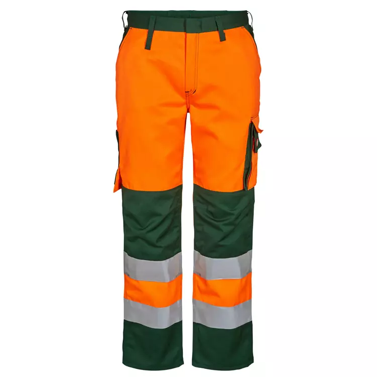 Engel Workwear Engel Safety Damen Arbeitshose, Hi-Vis Orange/Grün, Hi-vis Orange/grün