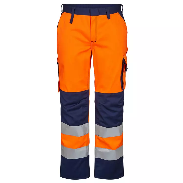 Engel Workwear Engel Safety Damen Arbeitshose, Hi-Vis Orange/Grün, Hi-vis Orange/grün – Bild 7