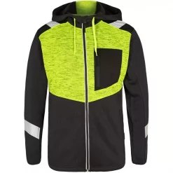 Engel Workwear Engel Cargo Cardigan, Schwarz/Gelb, Herren