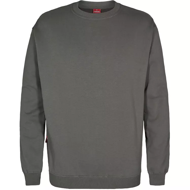 Engel Workwear Engel Sweatshirt, Grau, Herren – Bild 13