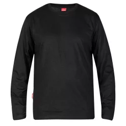 Engel Workwear Engel Langärmliges T-Shirt, Schwarz, Herren