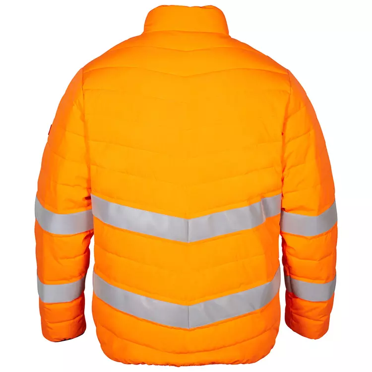 Engel Workwear Engel Safety Basic Gesteppte Arbeitsjacke, Hi-vis Orange, Herren – Bild 3