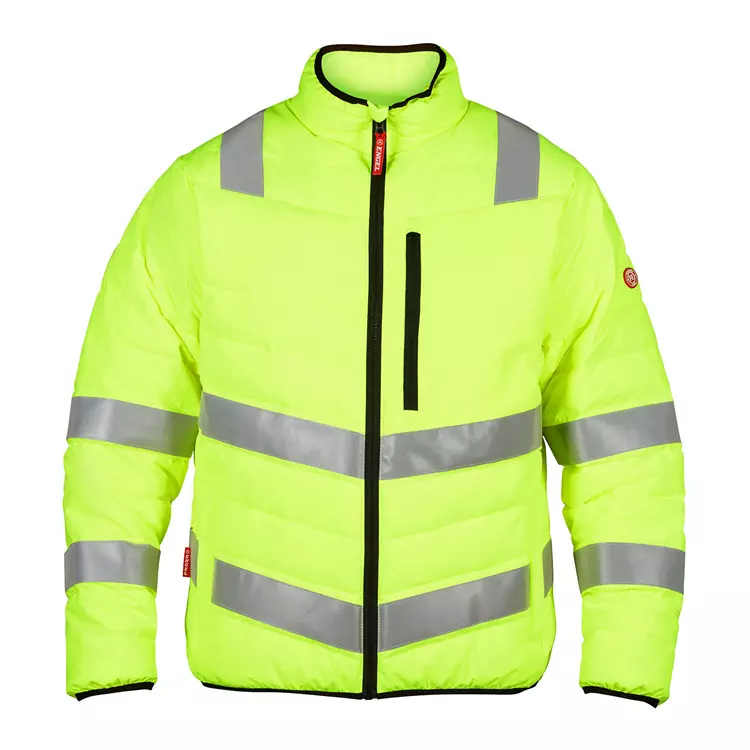 Engel Workwear Engel Safety Basic Gesteppte Arbeitsjacke, Hi-vis Orange, Herren – Bild 6