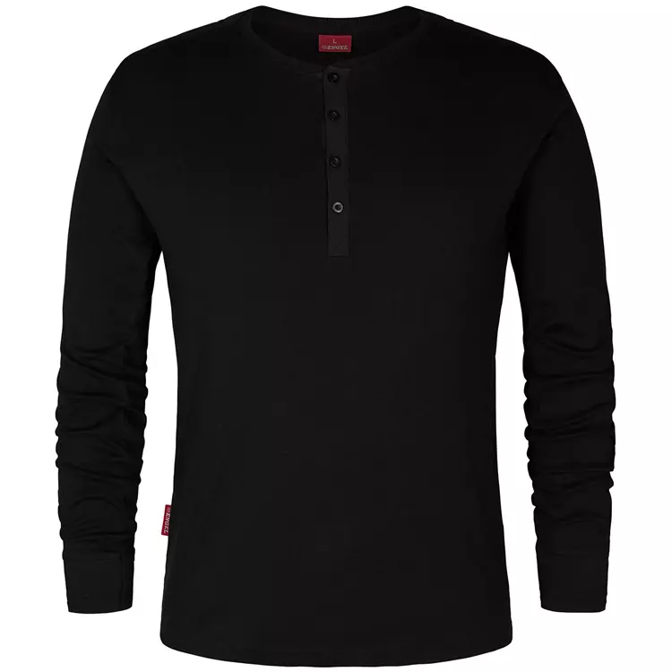 Engel Workwear Engel Grandad Langärmliges T-Shirt, Forest Green, Herren – Bild 8