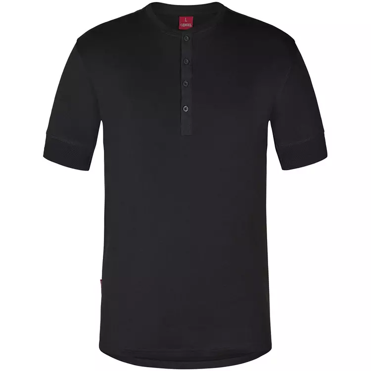 Engel Workwear Engel Grandad T-Shirt, Schwarz, Herren – Bild 8