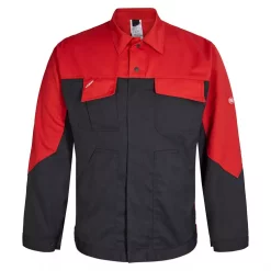 Engel Workwear Engel Enterprise Arbeitsjacke, Schwarz/Rot, Herren
