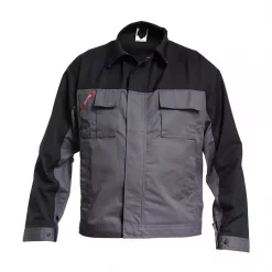 Engel Workwear Engel Light Arbeitsjacke, Grau/Schwarz, Herren