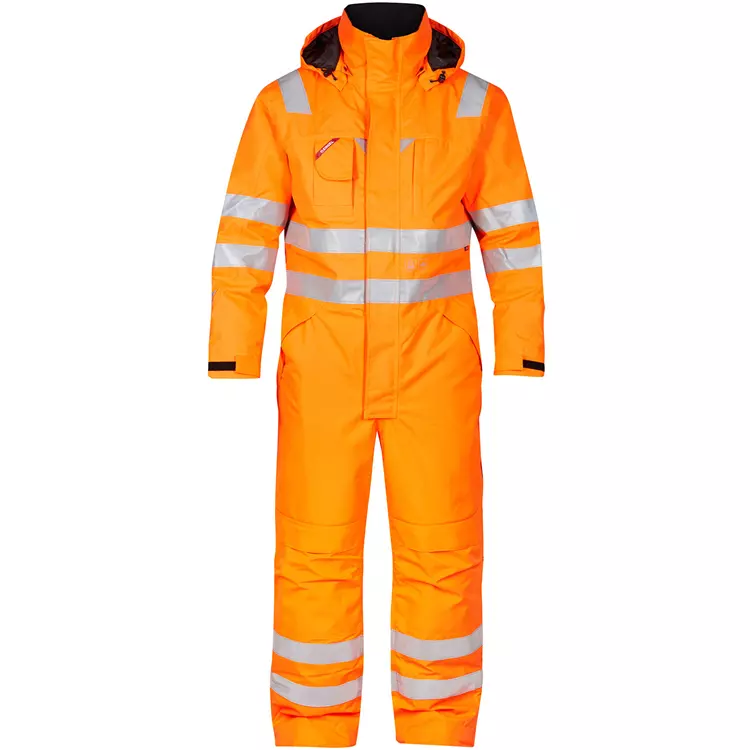 Engel Workwear Engel Thermooverall, Hi-vis Orange/Marine, Herren – Bild 4