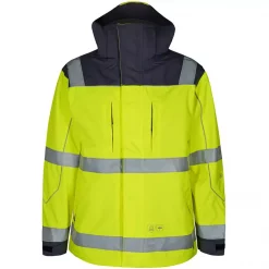 Engel Workwear Engel Safety Shell Jacke, Hi-vis Gelb/marine, Herren
