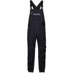 Engel Workwear Engel Safety+ Arbeitslatzhose, Schwarz/Grau, Herren