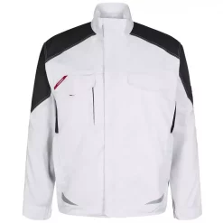 Engel Workwear Engel Galaxy Light Arbeitsjacke, Weiß/Anthrazitgrau, Herren, Weiß/anthrazitgrau