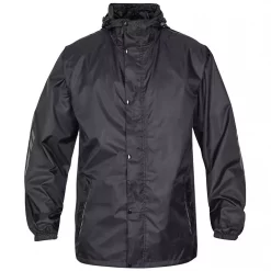 Engel Workwear Engel Regenjacke, Schwarz, Herren
