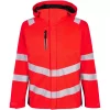 Engel Workwear Engel Safety Shelljacke, Hi-vis Rot/Schwarz, Herren