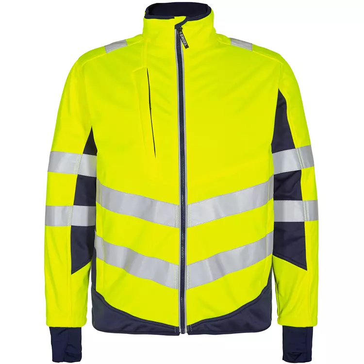 Engel Workwear Engel Safety Softshelljacke, Hi-vis Orange, Herren – Bild 8