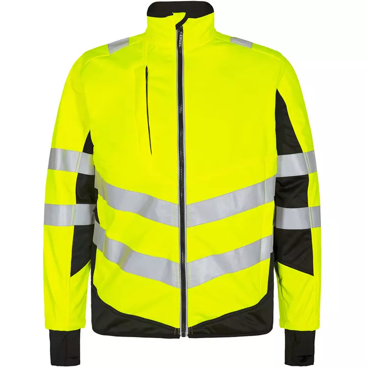 Engel Workwear Engel Safety Softshelljacke, Hi-vis Orange, Herren – Bild 9