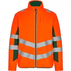 Engel Workwear Engel Safety Steppjacke, Hi-Vis Orange/Grün, Herren