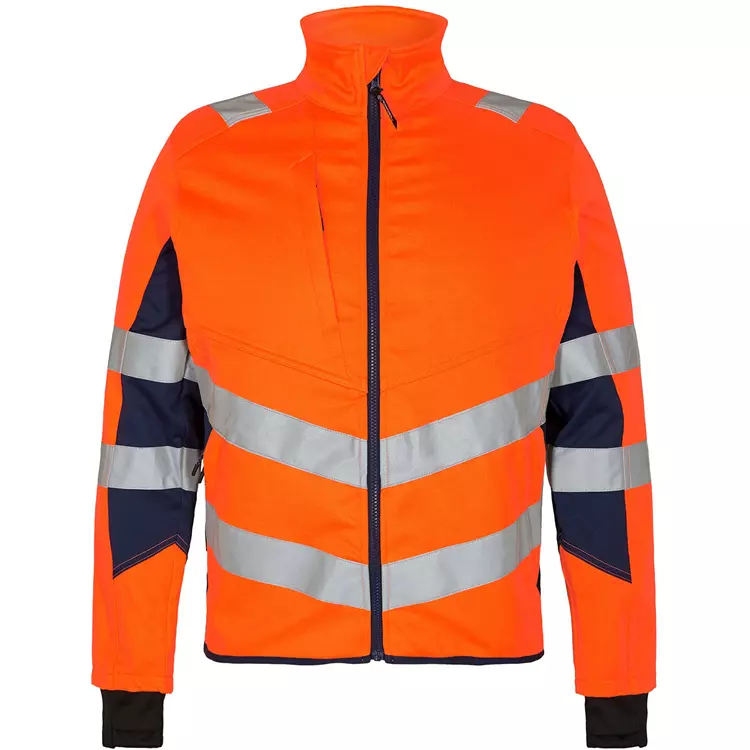 Engel Workwear Engel Safety Arbeitsjacke, Orange/Blue Ink, Herren – Bild 2