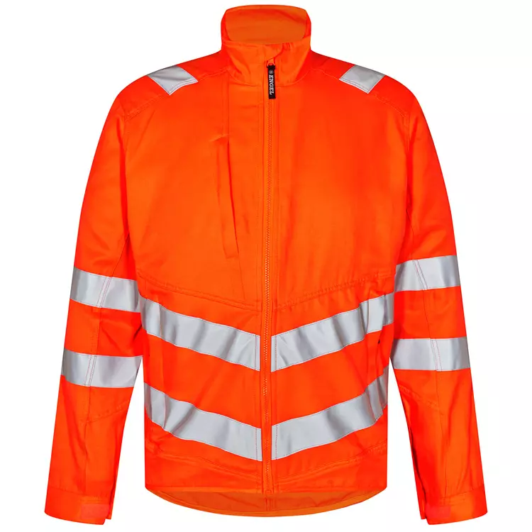 Engel Workwear Engel Safety Light Arbeitsjacke, Orange/Blue Ink, Herren – Bild 5