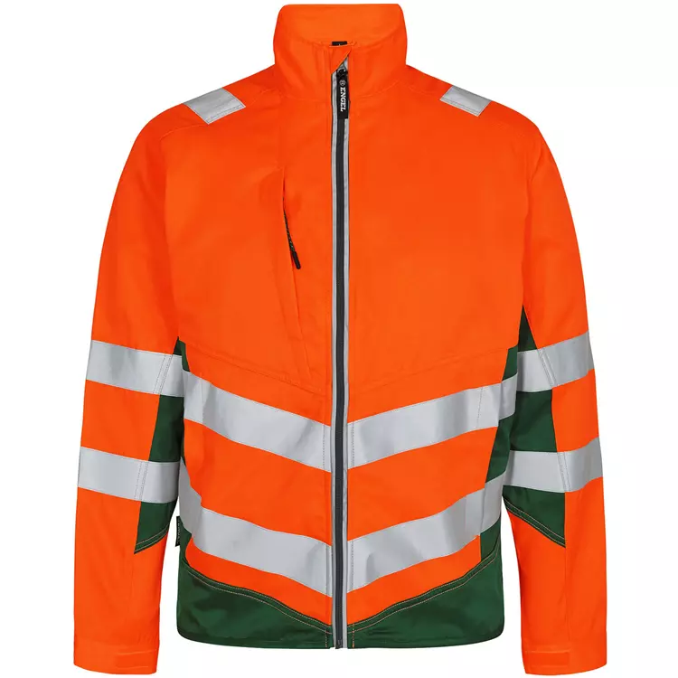 Engel Workwear Engel Safety Light Arbeitsjacke, Orange/Blue Ink, Herren – Bild 8