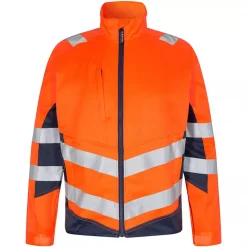 Engel Workwear Engel Safety Light Arbeitsjacke, Orange/Blue Ink, Herren