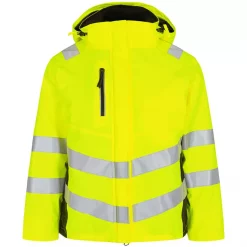 Engel Workwear Engel Safety Damen Winterjacke, Hi-vis Gelb/Schwarz