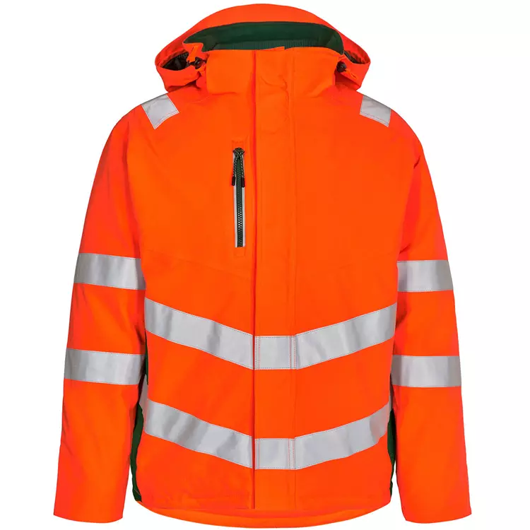 Engel Workwear Engel Safety Winterjacke, Orange/Blue Ink, Herren – Bild 5