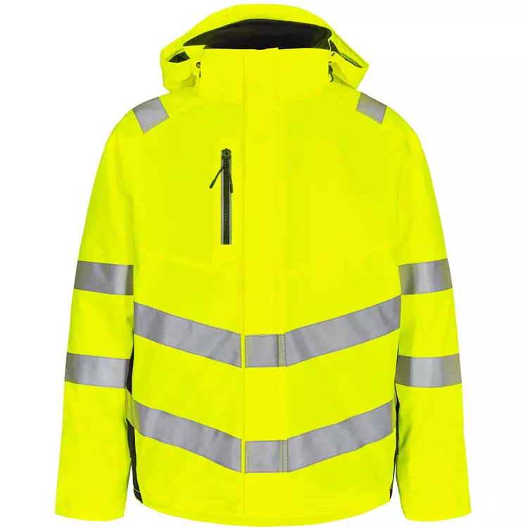 Engel Workwear Engel Safety Winterjacke, Orange/Blue Ink, Herren – Bild 10