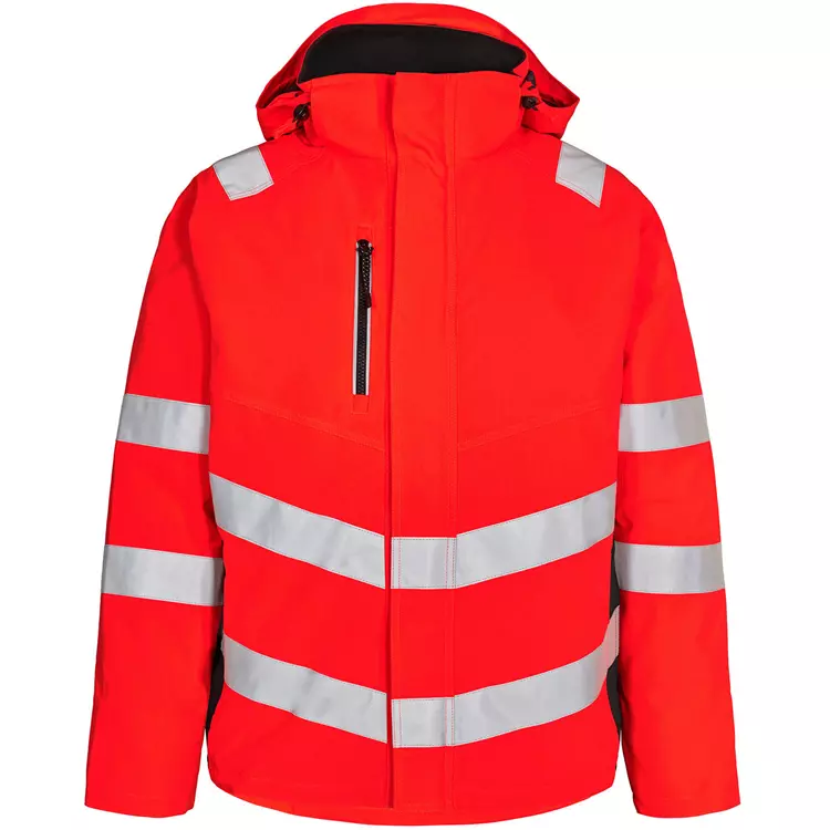 Engel Workwear Engel Safety Winterjacke, Orange/Blue Ink, Herren – Bild 8