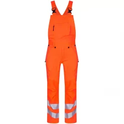 Engel Workwear Engel Safety Latzhose, Hi-vis Orange, Herren