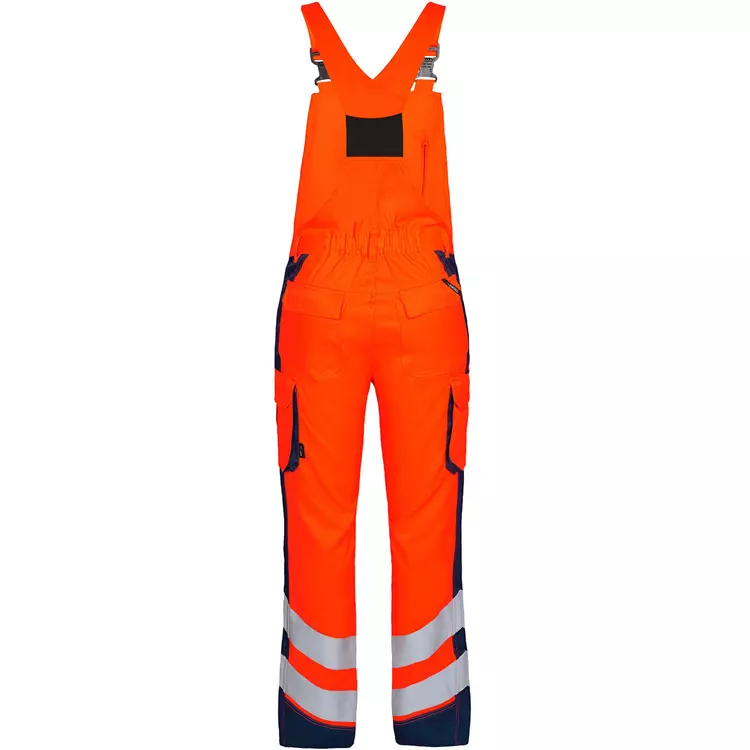 Engel Workwear Engel Safety Light Latzhose, Orange/Blue Ink, Herren – Bild 3