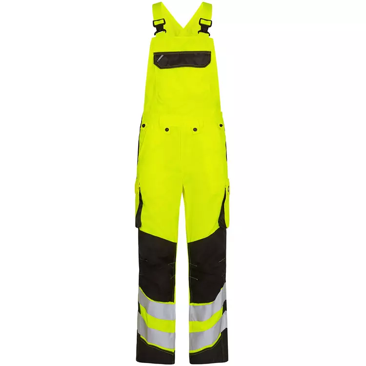 Engel Workwear Engel Safety Light Latzhose, Orange/Blue Ink, Herren – Bild 10