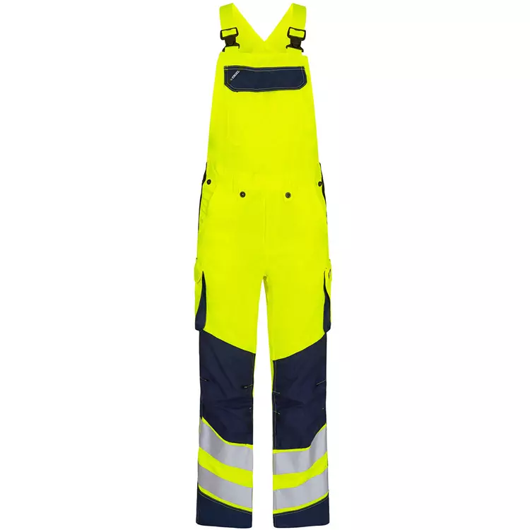 Engel Workwear Engel Safety Light Latzhose, Orange/Blue Ink, Herren – Bild 9