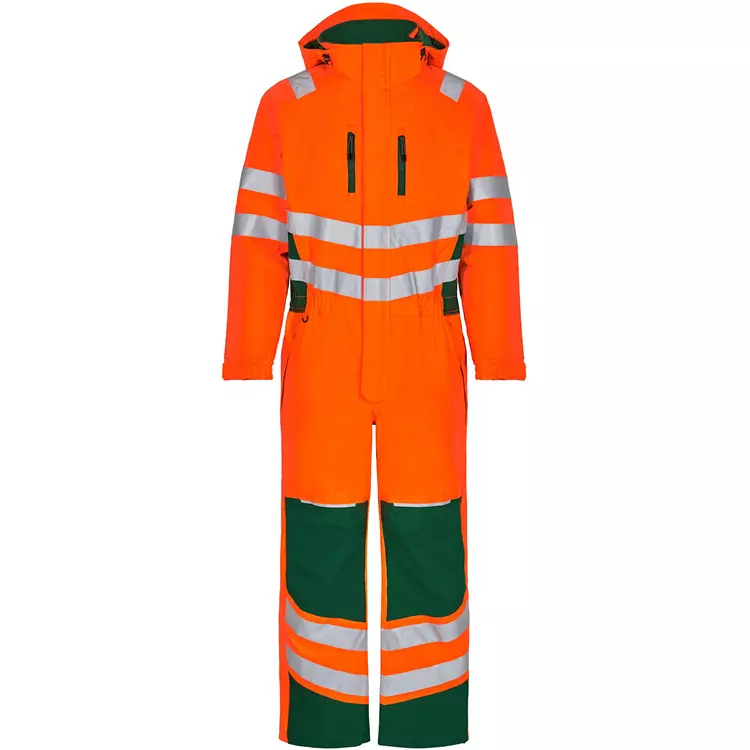 Engel Workwear Engel Safety Winteroverall, Hi-vis Orange/Grau, Herren – Bild 11