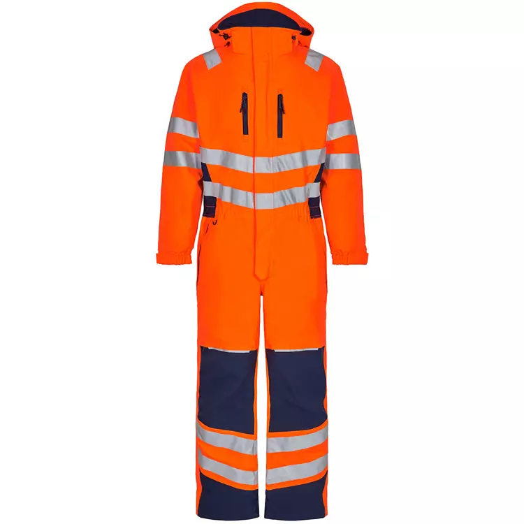 Engel Workwear Engel Safety Winteroverall, Gelb/Blue Ink, Herren – Bild 8