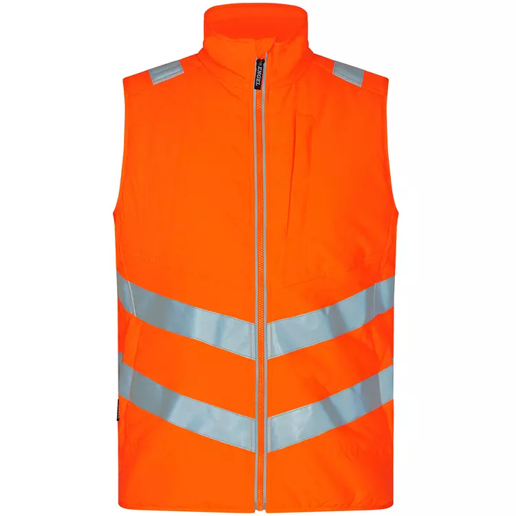 Engel Workwear Engel Safety Steppweste, Hi-vis Gelb/Grün, Herren, Gelb/blue Ink – Bild 5