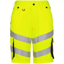 Engel Workwear Engel Safety Light Arbeitsshorts, Hi-vis Gelb/Schwarz, Herren