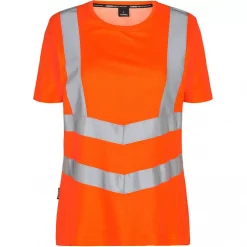 Engel Workwear Engel Safety Damen T-Shirt, Hi-vis Orange