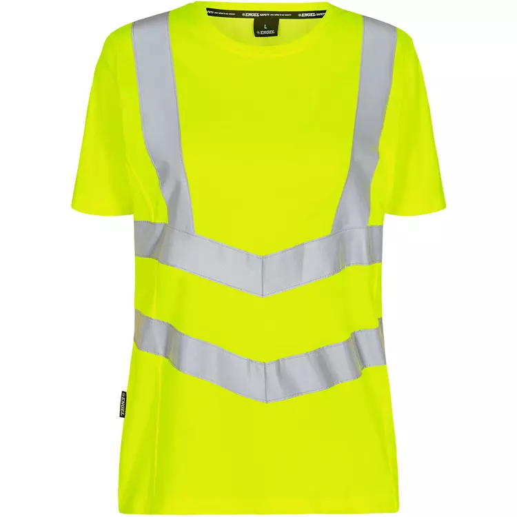 Engel Workwear Engel Safety Damen T-Shirt, Hi-Vis Rot – Bild 6