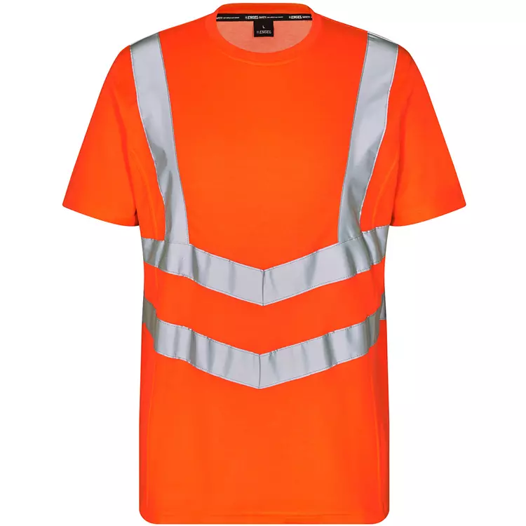 Engel Workwear Engel Safety T-shirt, Orange/Blue Ink, Herren – Bild 11