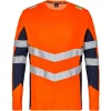Engel Workwear Engel Safety Langärmliges T-Shirt, Orange/Blue Ink, Herren