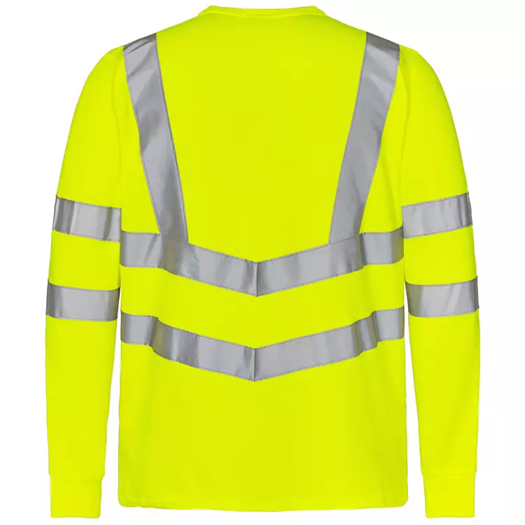 Engel Workwear Engel Safety Grandad Langärmliges T-Shirt, Hi-Vis Gelb, Herren – Bild 3