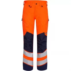 Engel Workwear Engel Safety Arbeitshose, Orange/Blue Ink, Herren