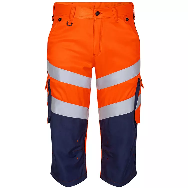 Engel Workwear Engel Safety Light 3/4-Hose, Orange/Blue Ink, Herren – Bild 2